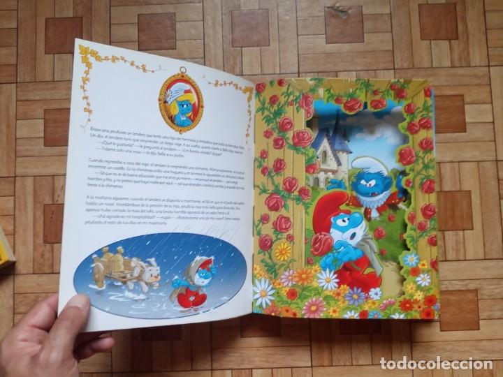 Libros de segunda mano: UN PITUFANT&Aacute;STICO POP-UP - PITUFINA Y LA BESTIA - Foto 4