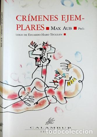 Libros de segunda mano: AUB, Max. Cr&iacute;menes ejemplares. 1996. - Foto 1
