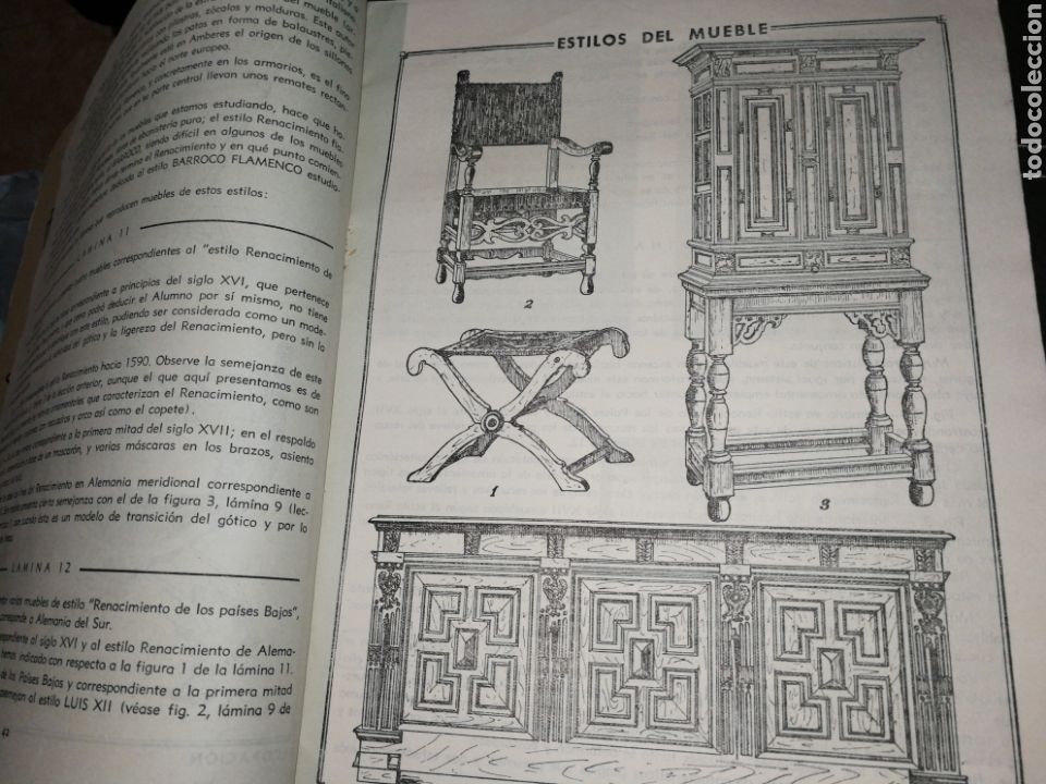 Libros de segunda mano: A&Ntilde;O 1958,CURSO CEAC EBANISTER&Iacute;A 2. - Foto 3