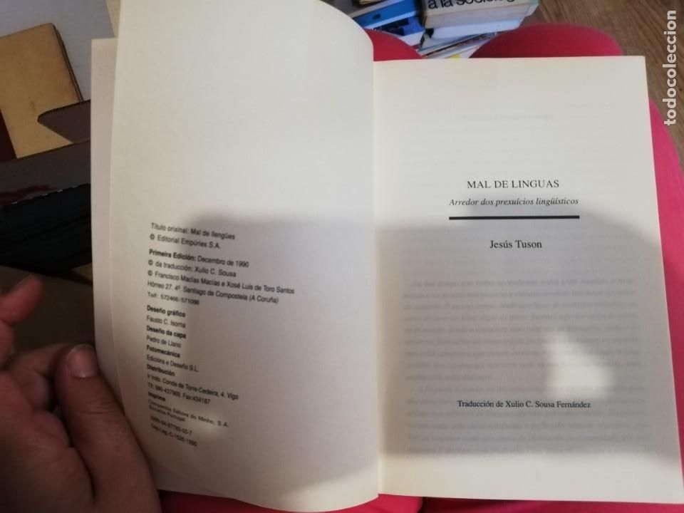 Libros de segunda mano: MAL DE L&Iacute;NGUAS. JES&Uacute;S TUS&Oacute;N. 1&ordf; EDICI&Oacute;N, 1990 - Foto 2