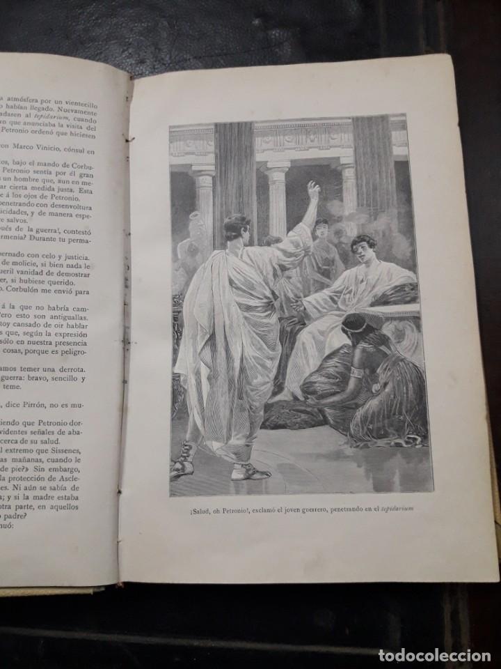 Libros de segunda mano: Quo Vadis edici&oacute;n ilustrada 1900 - Foto 5