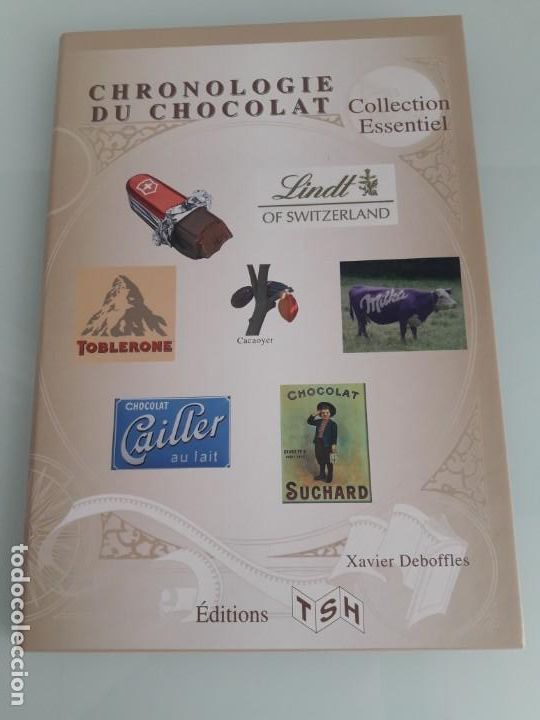 Libros de segunda mano: CHRONOLOGIE DU CHOCOLAT - CRONOLOG&Iacute;A DEL CHOCOLATE - COLLECTION ESSENTIEL 67S - TSH - DESPLEGABLE