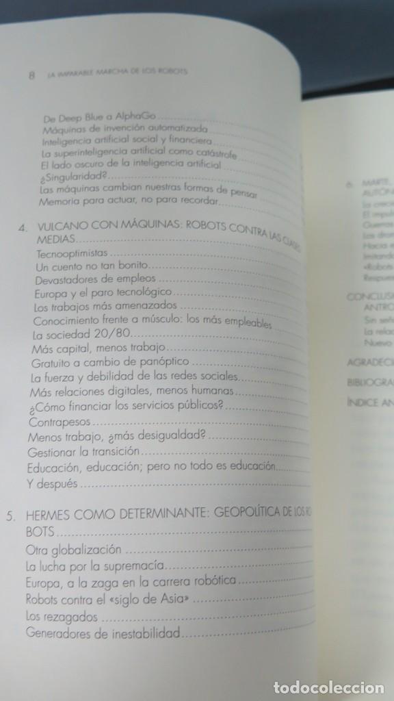 Libros de segunda mano: LA IMPARABLE MARCHA DE LOS ROBOTS. ORTEGA - Foto 3