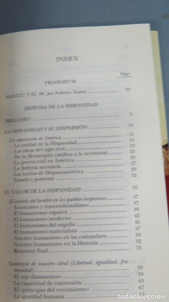 Libros de segunda mano: DEFENSA DE LA HISPANIDAD. RAMIRO DE MAEZTU. HOMO LEGENES - Foto 2