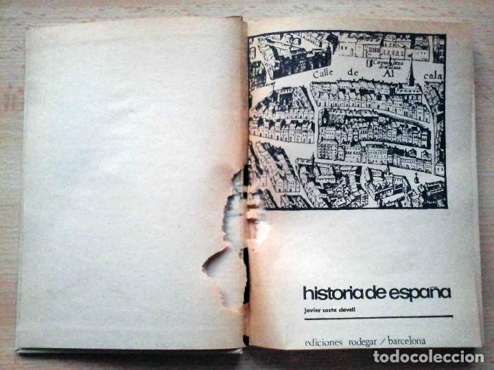 Libros de segunda mano: Historia de Espa&ntilde;a (Javier Costa Clavell) Nodegar 1966 - Foto 3