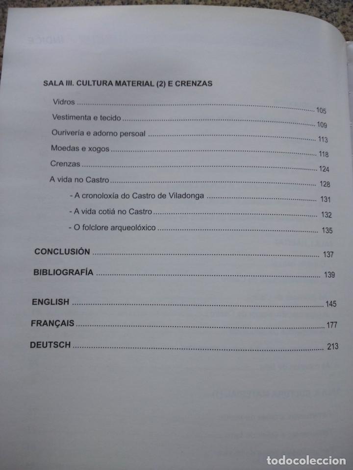 Libros de segunda mano: MUSEO DO CASTRO DE VILADONGA -- XUNTA DE GALICIA -- 1996 -- - Foto 3
