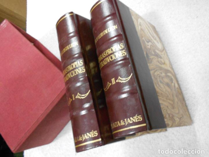 Libros de segunda mano: FRAY LUIS DE LEON - OBRAS PROPIAS Y TRADUCCIONES - EDICION DE LUJO - Foto 2