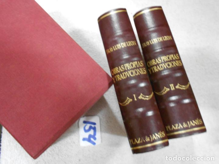 Libros de segunda mano: FRAY LUIS DE LEON - OBRAS PROPIAS Y TRADUCCIONES - EDICION DE LUJO - Foto 1
