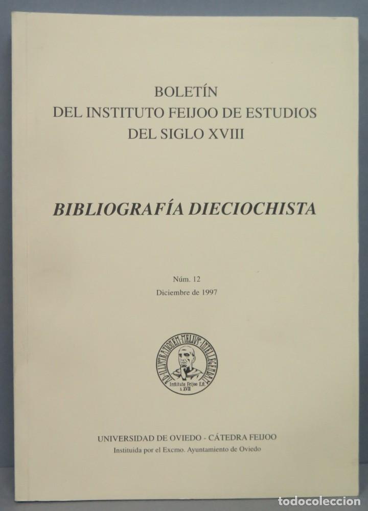 Second hand books: BIBLIOGRAFIA DIECIOCHISTA. N&ordm; 12