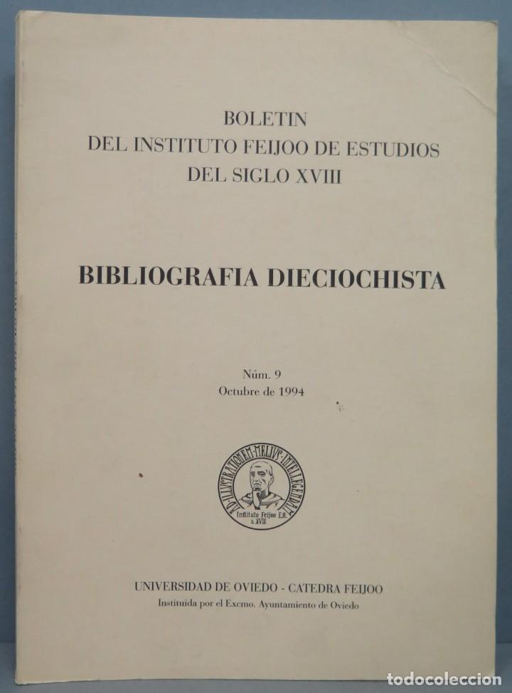 Libros de segunda mano: BIBLIOGRAFIA DIECIOCHISTA. N&ordm; 9 - Foto 1