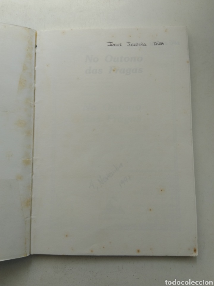 Libros de segunda mano: NO OUTONO DAS FRAGAS/MANUEL LOURENZO GONZ&Aacute;LEZ - Foto 2