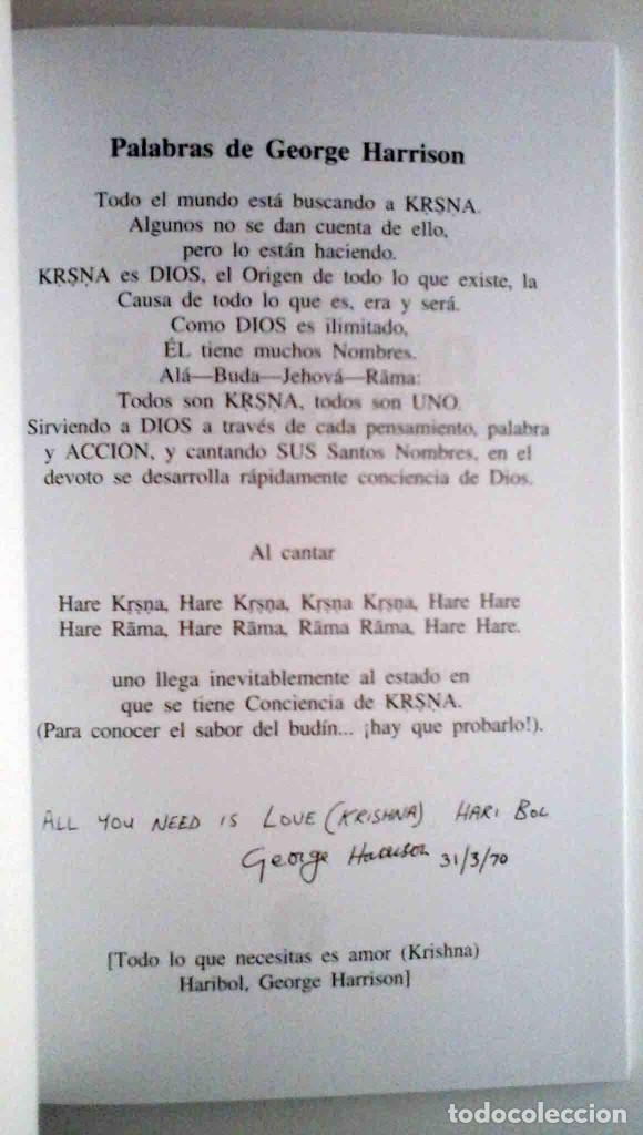 Libros de segunda mano: George Harrison y el mantra Hare Krsna. 2012 - Foto 2