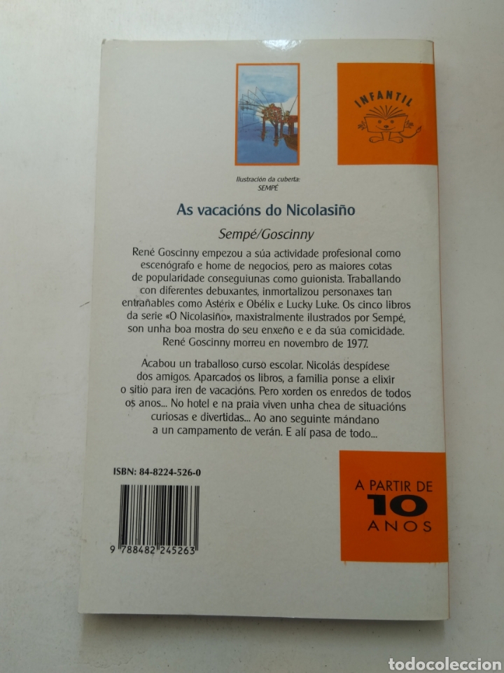 Libros de segunda mano: AS VACACIONS DE NICOLASI&Ntilde;O/SEMP&Eacute; GOSCINNY - Foto 2