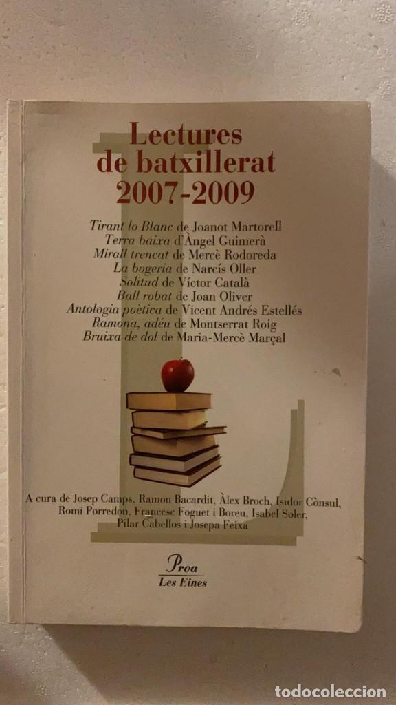 Libros de segunda mano: Lectures de batxillerat 2007-2009. VV.AA. Ed. Proa - Foto 1