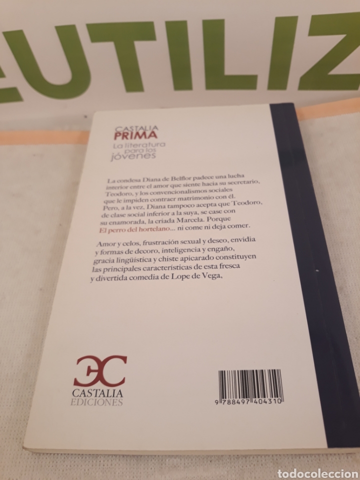 Libros de segunda mano: El perro del Hortelano. Lope de Vega. Castalia prima. - Foto 2