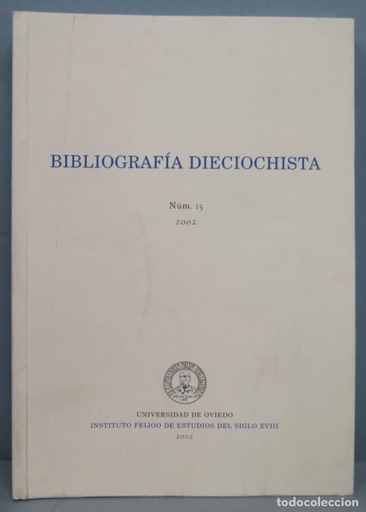 Libros de segunda mano: BIBLIOGRAFIA DIECIOCHISTA. N&ordm; 15 - Foto 1