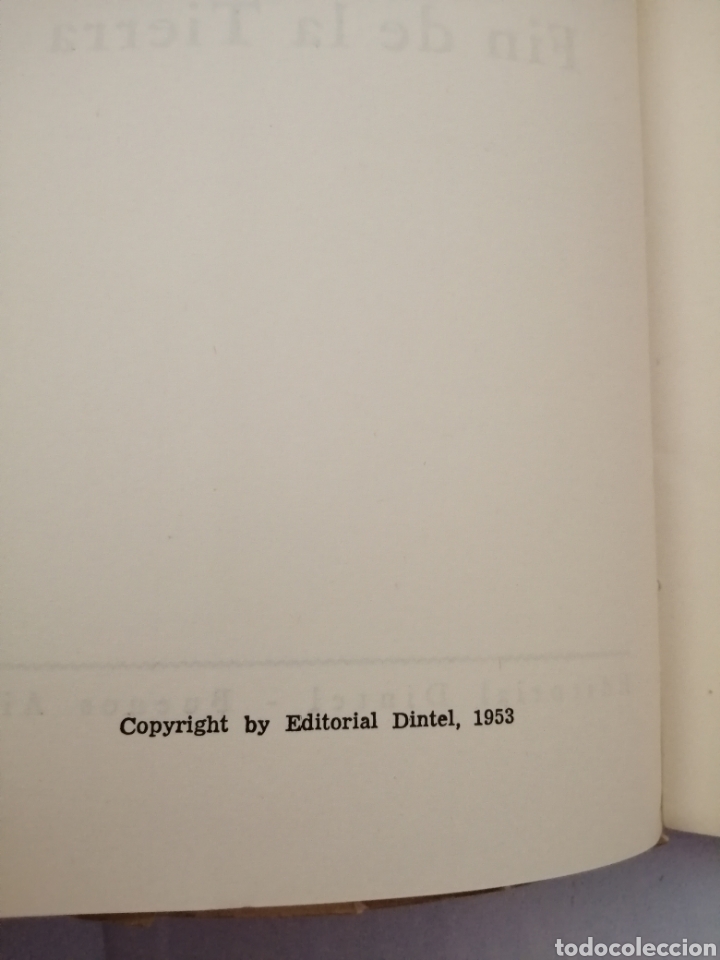Libros de segunda mano: FIN DE LA TIERRA (Primera edici&oacute;n) - Foto 3