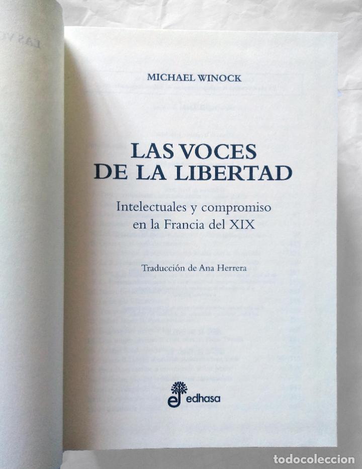 Libros de segunda mano: Las voces de la libertad | Winock, Michel | EDHASA, 2004 - Foto 3