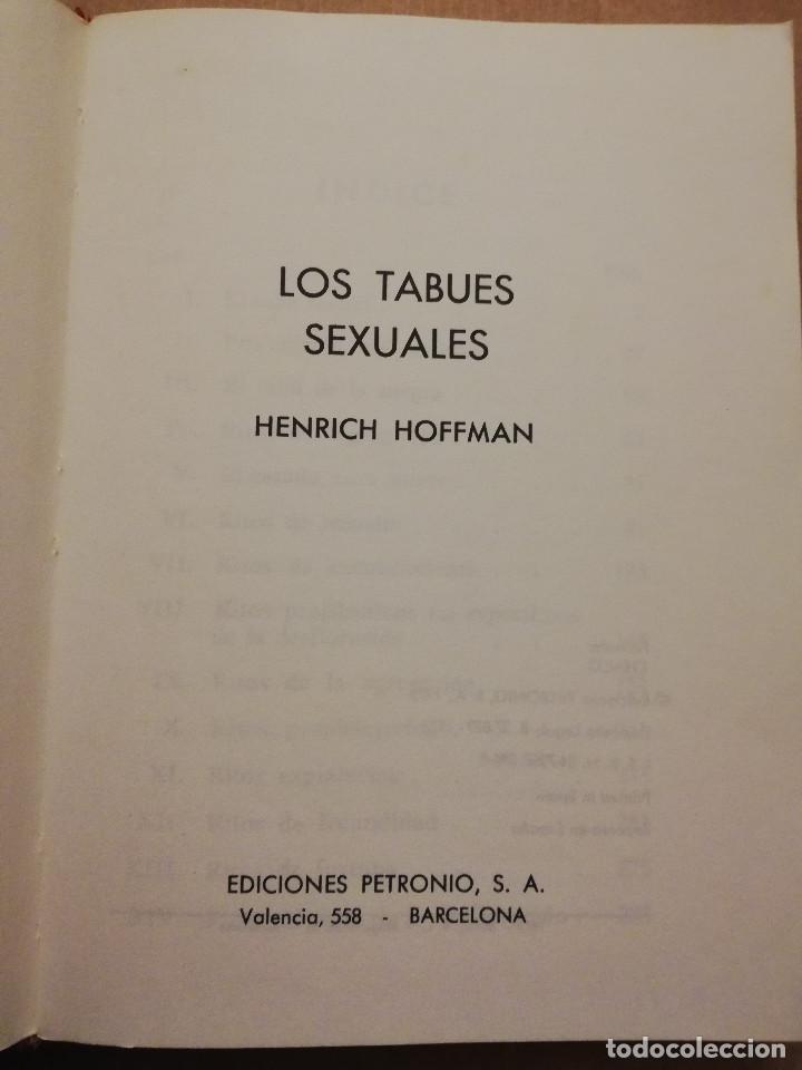 Libros de segunda mano: LOS TABUES SEXUALES (HENRICH HOFFMAN) - Foto 2