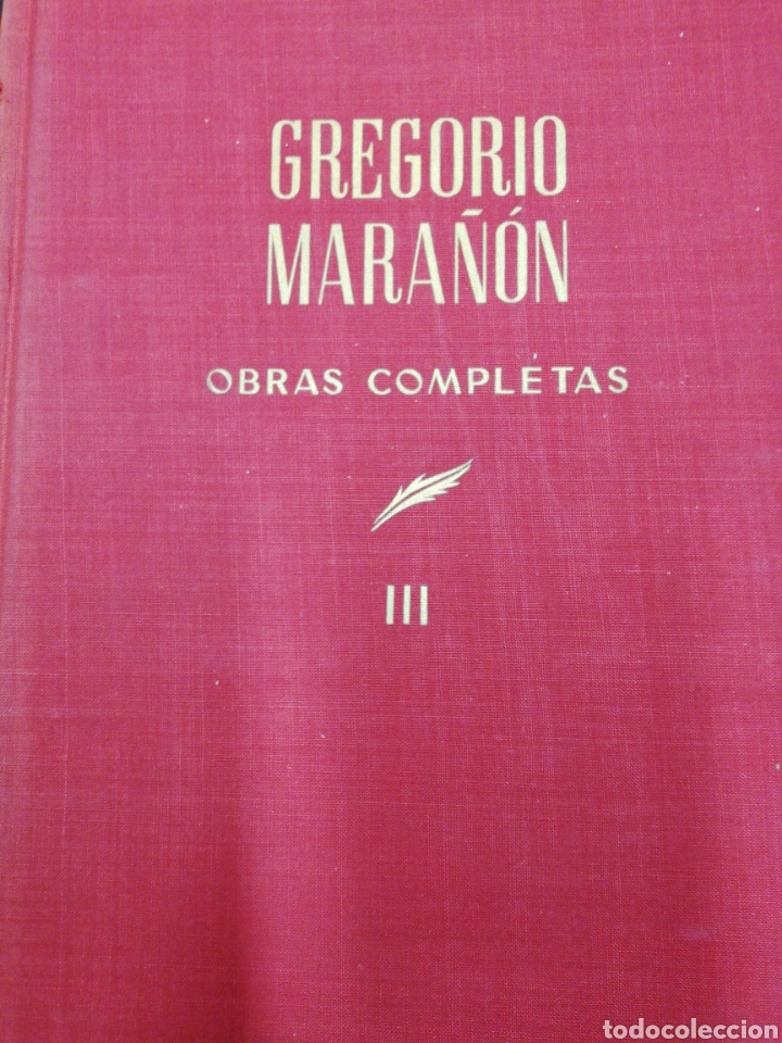 Libros de segunda mano: Gregorio Mara&ntilde;&oacute;n Obras Completas 9 vol. 1966 Espasa - Foto 2