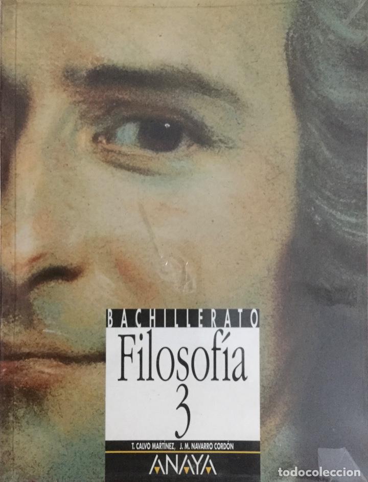 Libros de segunda mano: Filosof&iacute;a 3&ordm; BUP. ANAYA REF: AX647 - Foto 1