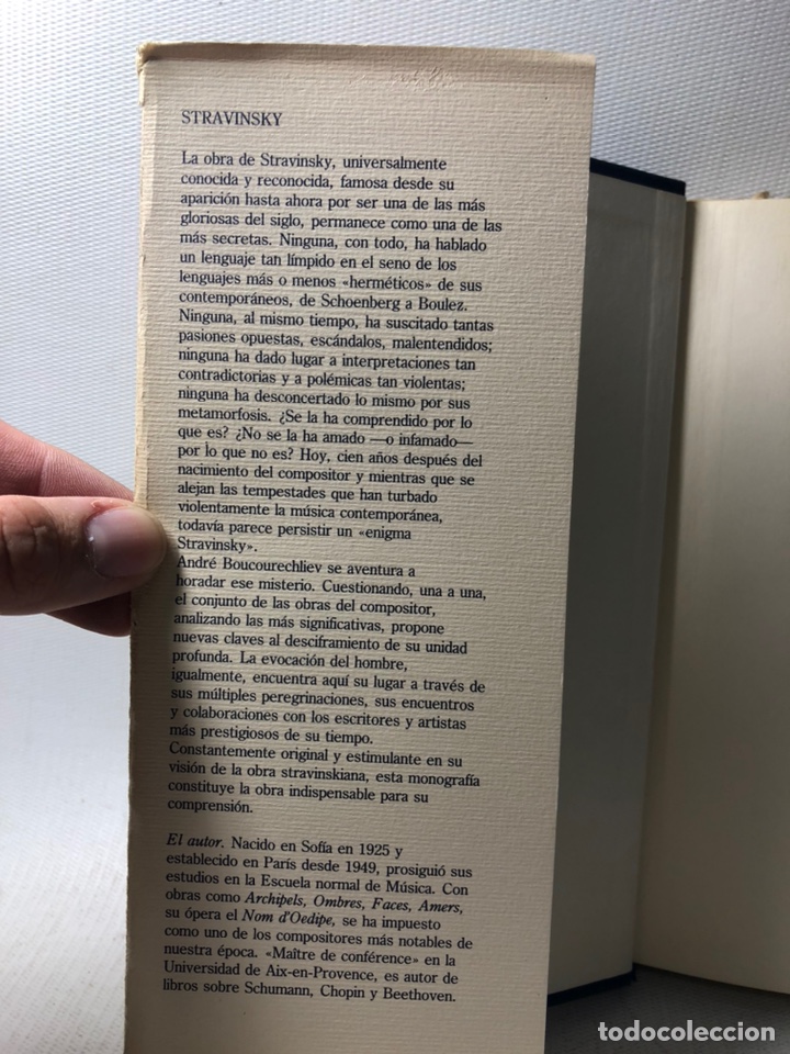 Libros de segunda mano: IGOR STRAVINSKY - ANDRE BOUCOURECHLIEV - ED. TURNER - Foto 2