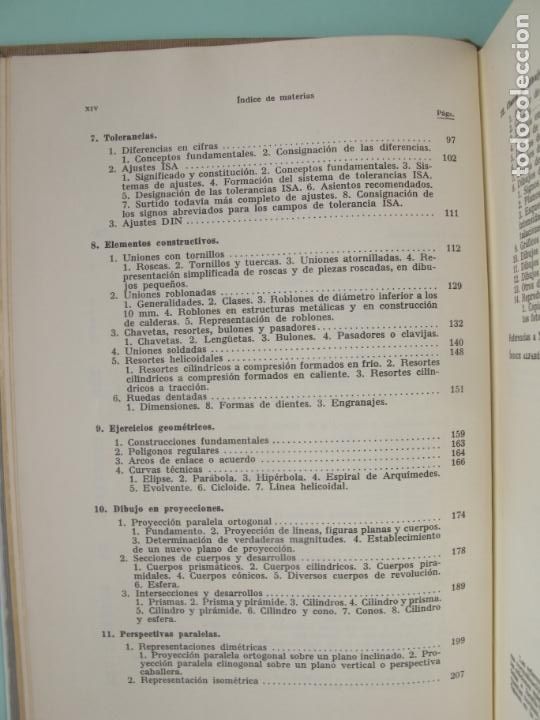 Libros de segunda mano: DIBUJO T&Eacute;CNICO.- BACHMANN y FORBERG.- EDITORIAL LABOR.1964 - Foto 4