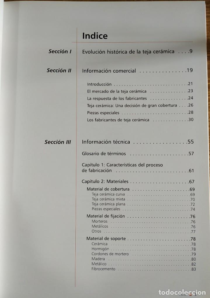 Libros de segunda mano: Libro Teja Cer&aacute;mica Espa&ntilde;ola (Kaizen Consultores) - Foto 2