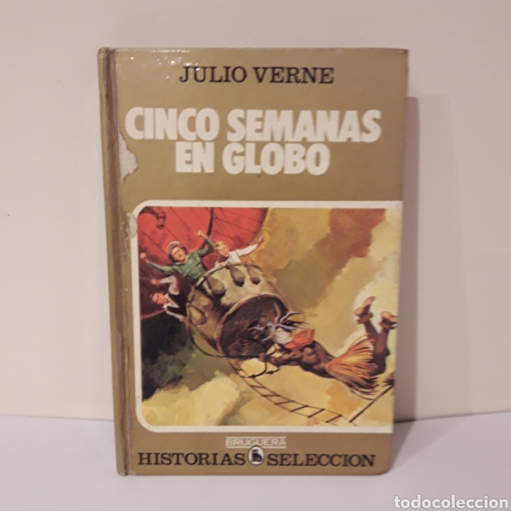 Libros de segunda mano: Cinco semanas en globo. Julio Verne - Foto 1