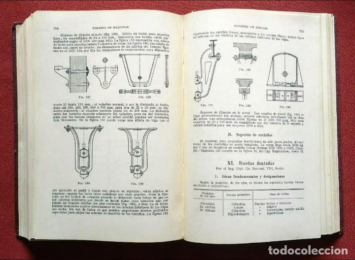 Libros de segunda mano: MANUAL DEL CONSTRUCTOR DE M&Aacute;QUINAS - H. DUBBEL - 1945. - Foto 3