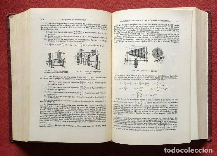 Libros de segunda mano: MANUAL DEL CONSTRUCTOR DE M&Aacute;QUINAS - H. DUBBEL - 1945. - Foto 7