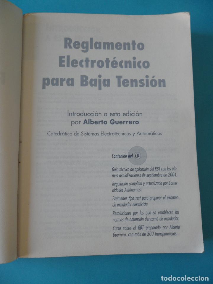Libros de segunda mano: Reglamento Electrot&eacute;cnico para Baja Tensi&oacute;n - RBT 2006 - Foto 3