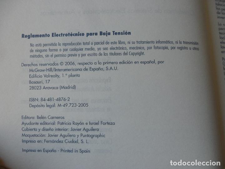 Libros de segunda mano: Reglamento Electrot&eacute;cnico para Baja Tensi&oacute;n - RBT 2006 - Foto 4