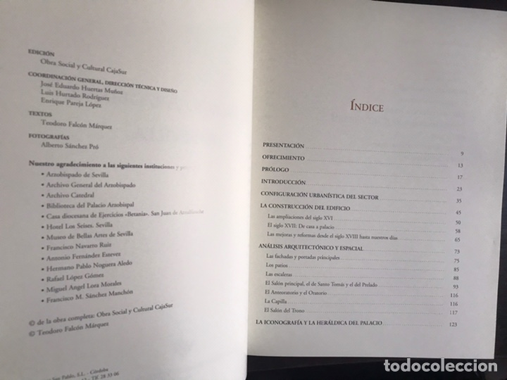 Libros de segunda mano: El palacio arzobispal de Sevilla. Teodoro Falc&oacute;n - Foto 4
