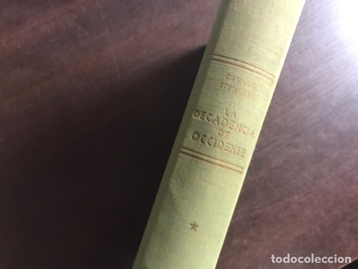 Libros de segunda mano: La decadencia de occidente. Tomo I. Oswald Spengler - Foto 1