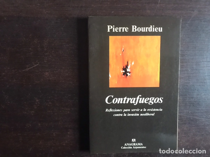 Libros de segunda mano: Contrafuegos. Pierre Bordieu. Anagrama - Foto 1