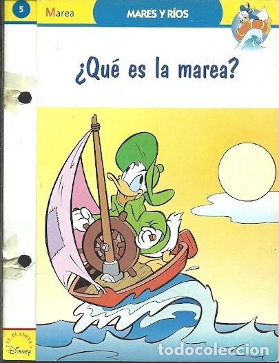 Libros de segunda mano: FICHA 5 MARES Y RIOS MAREA QUE ES LA MAREA EL PLANETA DISNEY - Foto 1