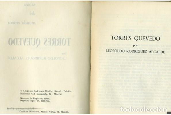Libros de segunda mano: LEONARDO TORRES QUEVEDO Y LA CIBERNETICA - Foto 2