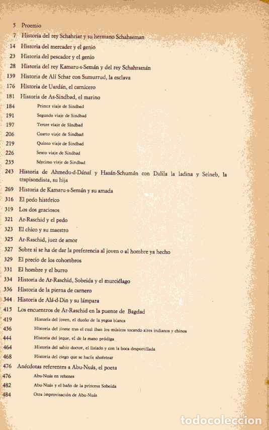 Libros de segunda mano: SELECCI&Oacute;N DE LAS MIL Y UNA NOCHES - 1966 - Foto 2