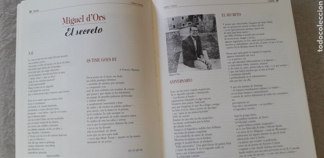 Libros de segunda mano: CLAR&Iacute;N, REVISTA DE NUEVA LITERATURA, - Foto 5