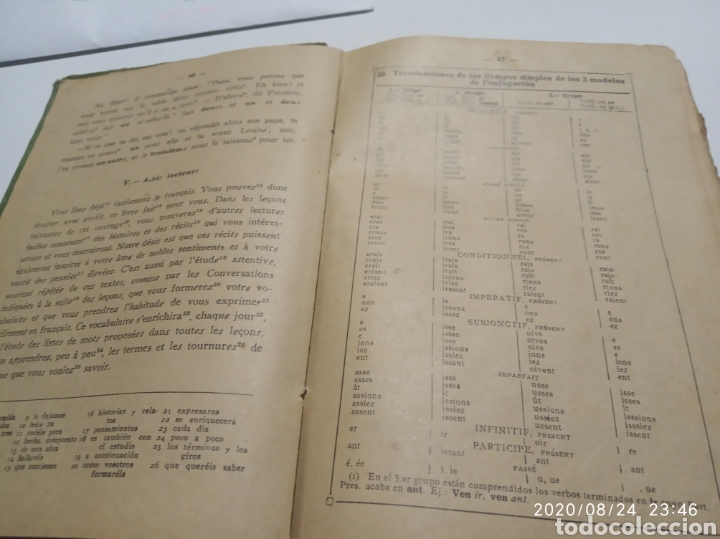 Libros de segunda mano: Libro lengua francesa 1940 - Foto 4