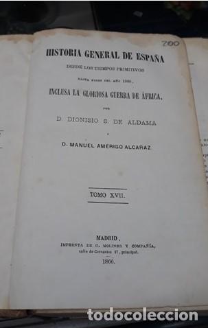 Libros de segunda mano: HISTORIA GENERAL DE ESPA&Ntilde;A. 1866. - Foto 2