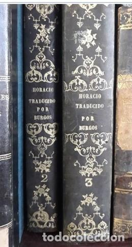 Libros de segunda mano: HORACIO TRADUCIDO POR BURGOS.
