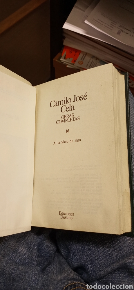 Libros de segunda mano: Al servicio de algo. Camilo Jose cela. Ed deusto 1990 - Foto 4