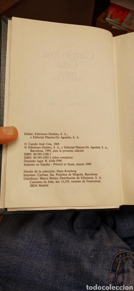Libros de segunda mano: Al servicio de algo. Camilo Jose cela. Ed deusto 1990 - Foto 5