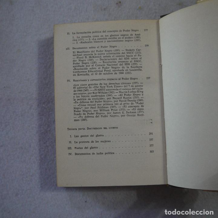 Libros de segunda mano: BLACK POWER / PODER NEGRO - ROBERTO GIAMMANCO - EDICIONES PEN&Iacute;NSULA - 1970 - 1.&ordf; EDICION - Foto 5