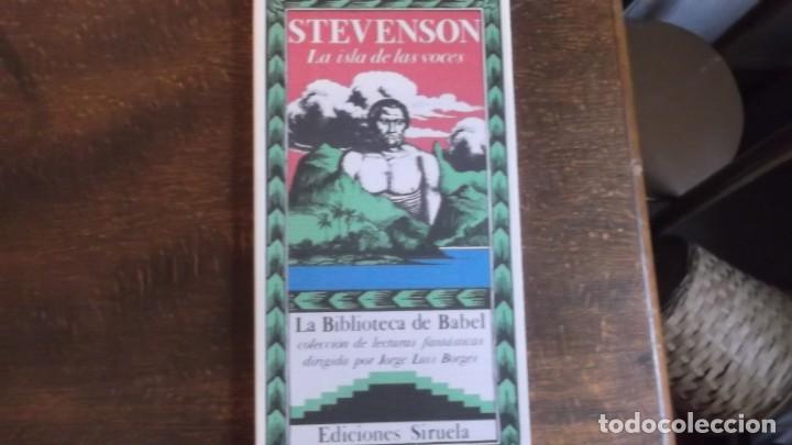 Libros de segunda mano: Stevenson. La isla de las voces edt. Siruela - Foto 1