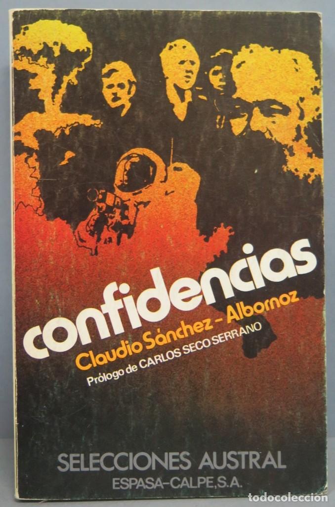 Libros de segunda mano: CONFIDENCIAS. SANCHEZ ALBORNOZ - Foto 1