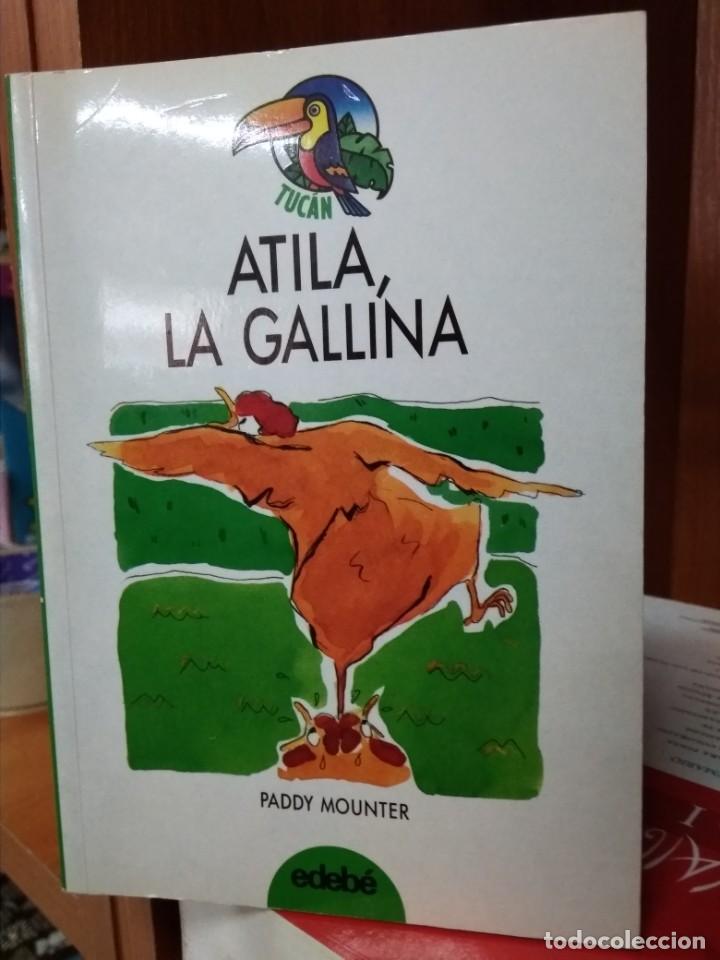 Libros de segunda mano: Atila, la gallina, Paddy Mounter, editorial Edeb&eacute; - Foto 1