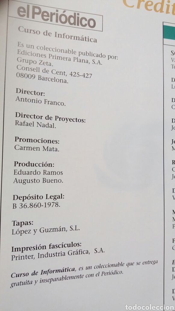Libros de segunda mano: Curso de inform&aacute;tica El Periodico. - Foto 4